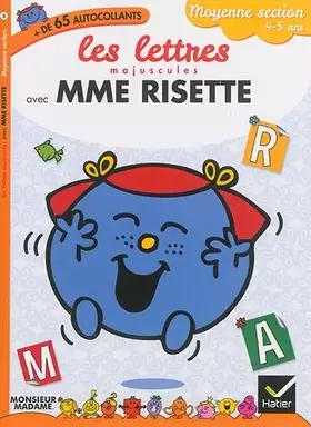 Couverture du produit · Les lettres majuscules avec Mme Risette: Moyenne section 4-5 ans