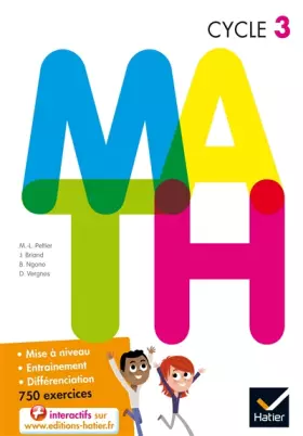 Couverture du produit · M.A.T.H. Mathématiques Cycle 3 éd.2015 - Manuel de l'élève