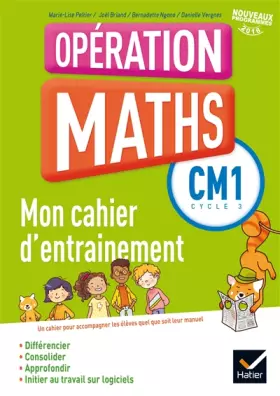 Couverture du produit · Opération Maths CM1 éd. 2016 - Fichier d'entrainement