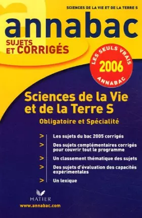 Couverture du produit · Sciences de la Vie et de la Terre S