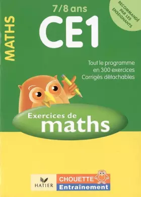 Couverture du produit · Mathématiques CE1 7/8 ans: Exercices et corrigés