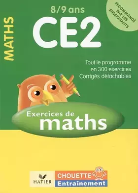 Couverture du produit · Mathématiques CE2 8/9 ans: Exercices et corrigés