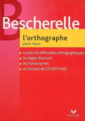 Couverture du produit · L'Orthographe pour tous