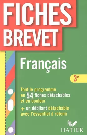 Couverture du produit · Français 3