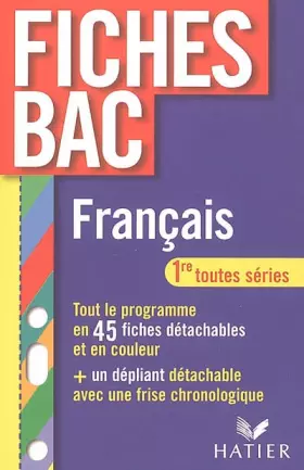 Couverture du produit · Français 1e