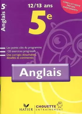 Couverture du produit · Anglais 5e : 12-13 Ans