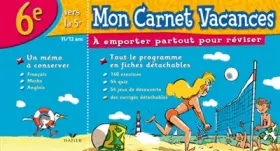Couverture du produit · Mon Carnet Vacances 6e