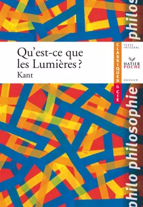 Couverture du produit · Qu'est-ce que les Lumières ?