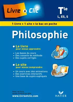 Couverture du produit · Philosophie Tle L-ES-S