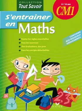 Couverture du produit · S'entraîner en Maths CM1