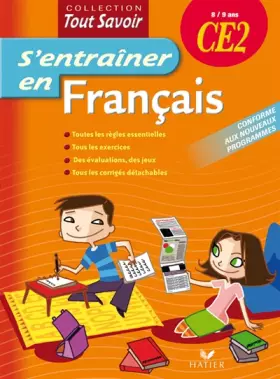 Couverture du produit · S'entraîner en Français CE2