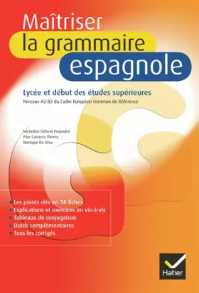 Couverture du produit · Maîtriser la grammaire espagnole