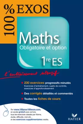 Couverture du produit · Maths 1e ES