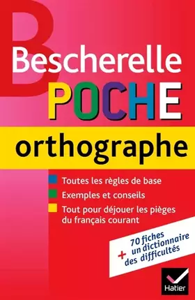 Couverture du produit · Bescherelle poche orthographe