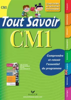 Couverture du produit · Tout savoir CM1