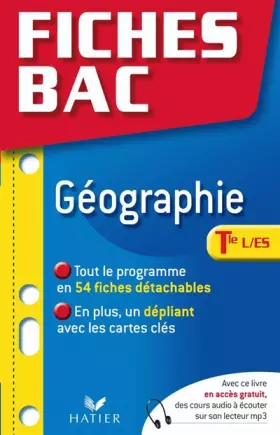Couverture du produit · Géographie Tle L/ES