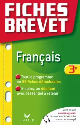 Couverture du produit · Français 3e