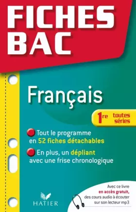 Couverture du produit · Français 1e, toutes séries