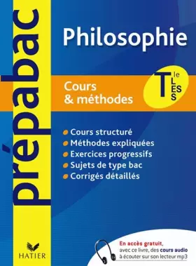 Couverture du produit · Philosophie Terminale L, ES, S : Cours et méthodes