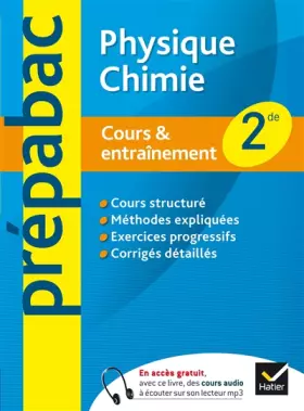 Couverture du produit · Physique-Chimie 2de - Prépabac Cours & entraînement: Cours, méthodes et exercices - Seconde