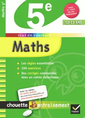 Couverture du produit · Maths 5e