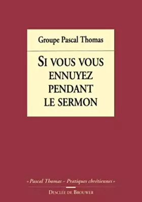 Couverture du produit · Si vous vous ennuyez pendant le sermon