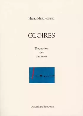 Couverture du produit · Gloires : Traduction des psaumes