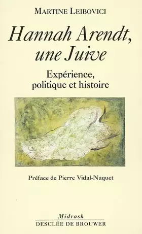 Couverture du produit · Hannah Arendt, une juive
