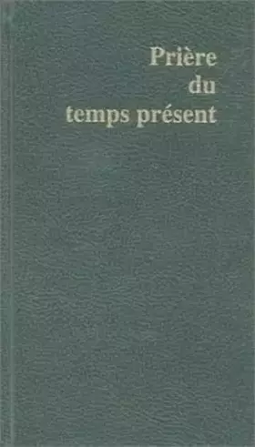 Couverture du produit · Prière du temps présent