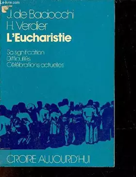 Couverture du produit · L'Eucharistie (DDB.CHRISTIANIS)