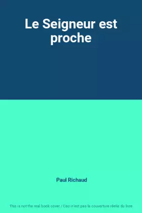 Couverture du produit · Le Seigneur est proche