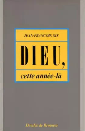 Couverture du produit · Dieu, cette année-là