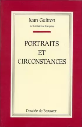 Couverture du produit · Portraits et circonstances