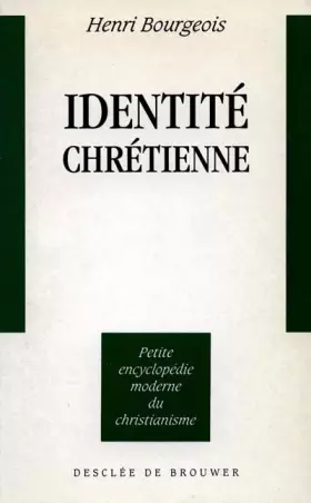 Couverture du produit · L'identité chrétienne