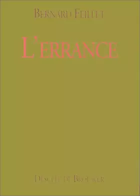 Couverture du produit · L'errance