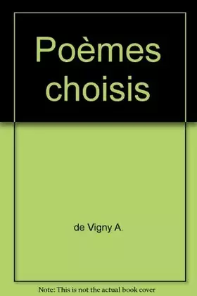 Couverture du produit · POEMES CHOISIS