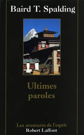 Couverture du produit · Ultimes paroles