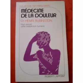 Couverture du produit · MEDECINE DE LA DOULEUR