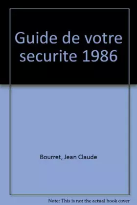 Couverture du produit · Guide de votre sécurité