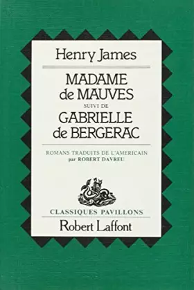 Couverture du produit · MADAME DE MAUVES