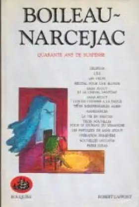 Couverture du produit · Quarante ans de suspence, Oeuvres complètes tome 3