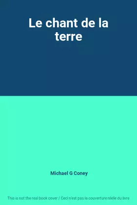 Couverture du produit · Le chant de la terre