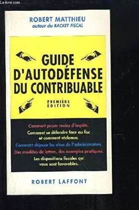 Couverture du produit · Guide d'autodefense du contribuable