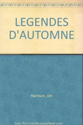 Couverture du produit · LEGENDES D'AUTOMNE