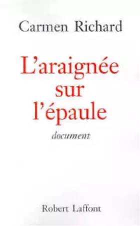 Couverture du produit · L'araignée sur l'épaule
