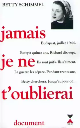 Couverture du produit · Jamais je ne t'oublierai