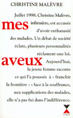 Couverture du produit · MES AVEUX