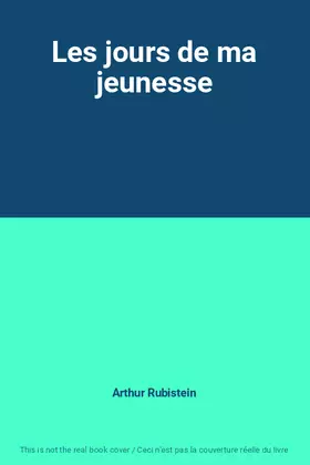 Couverture du produit · Les jours de ma jeunesse