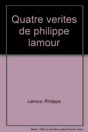 Couverture du produit · Les Quatre vérités