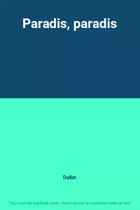 Couverture du produit · Paradis, paradis
